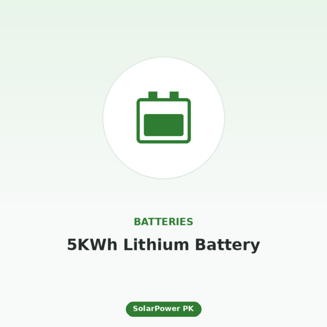 5KWh Lithium Solar Battery